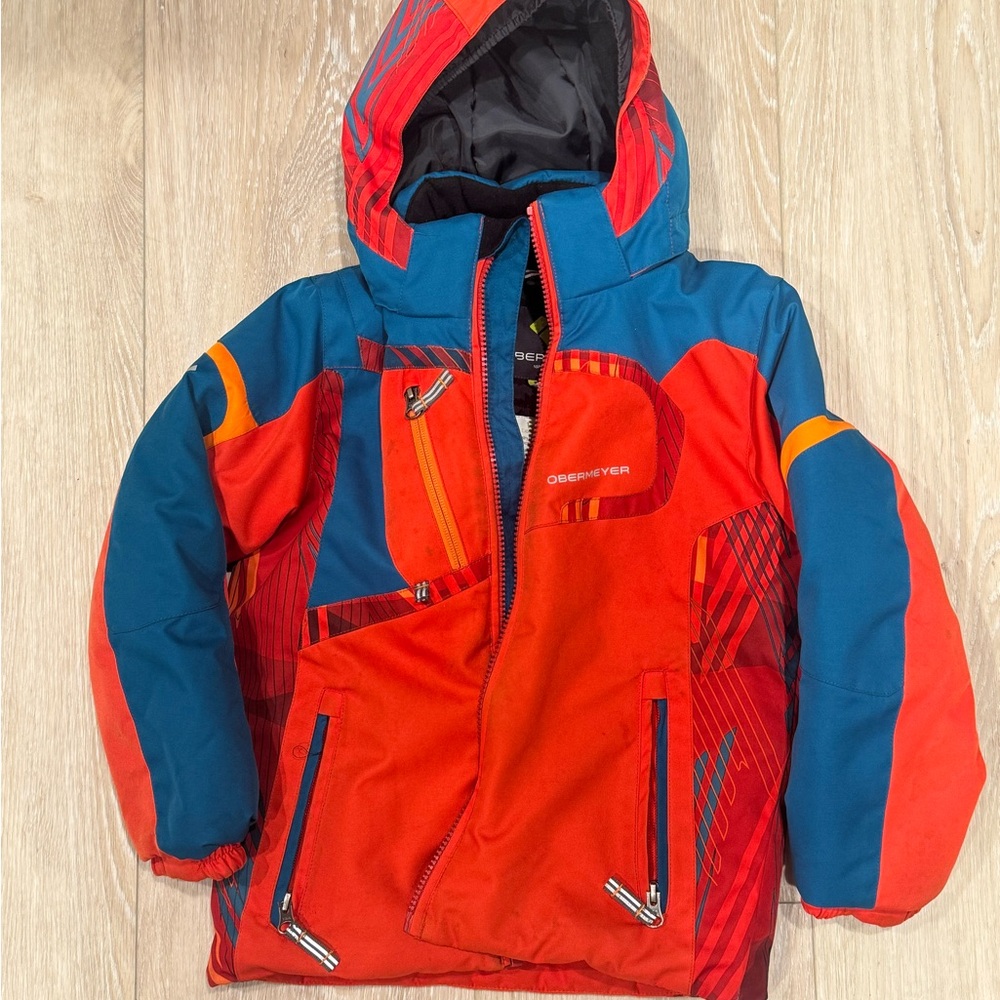 Obermeyer Kids' Jacket in Red and Blue